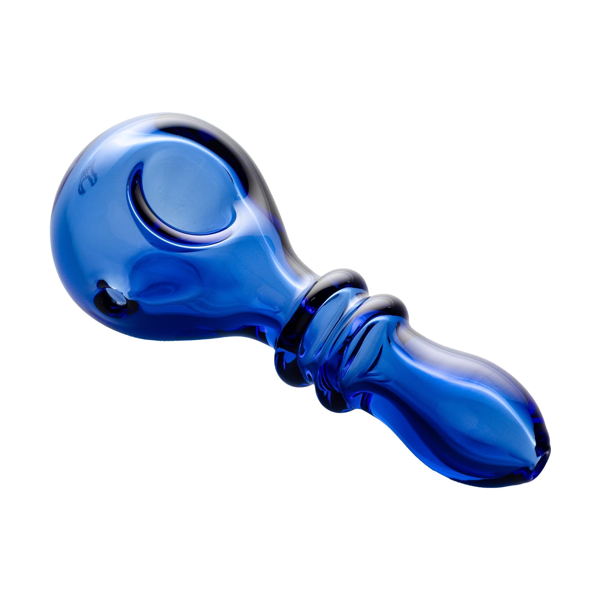 Premium Borosilicate Double Ring Spoon Pipe