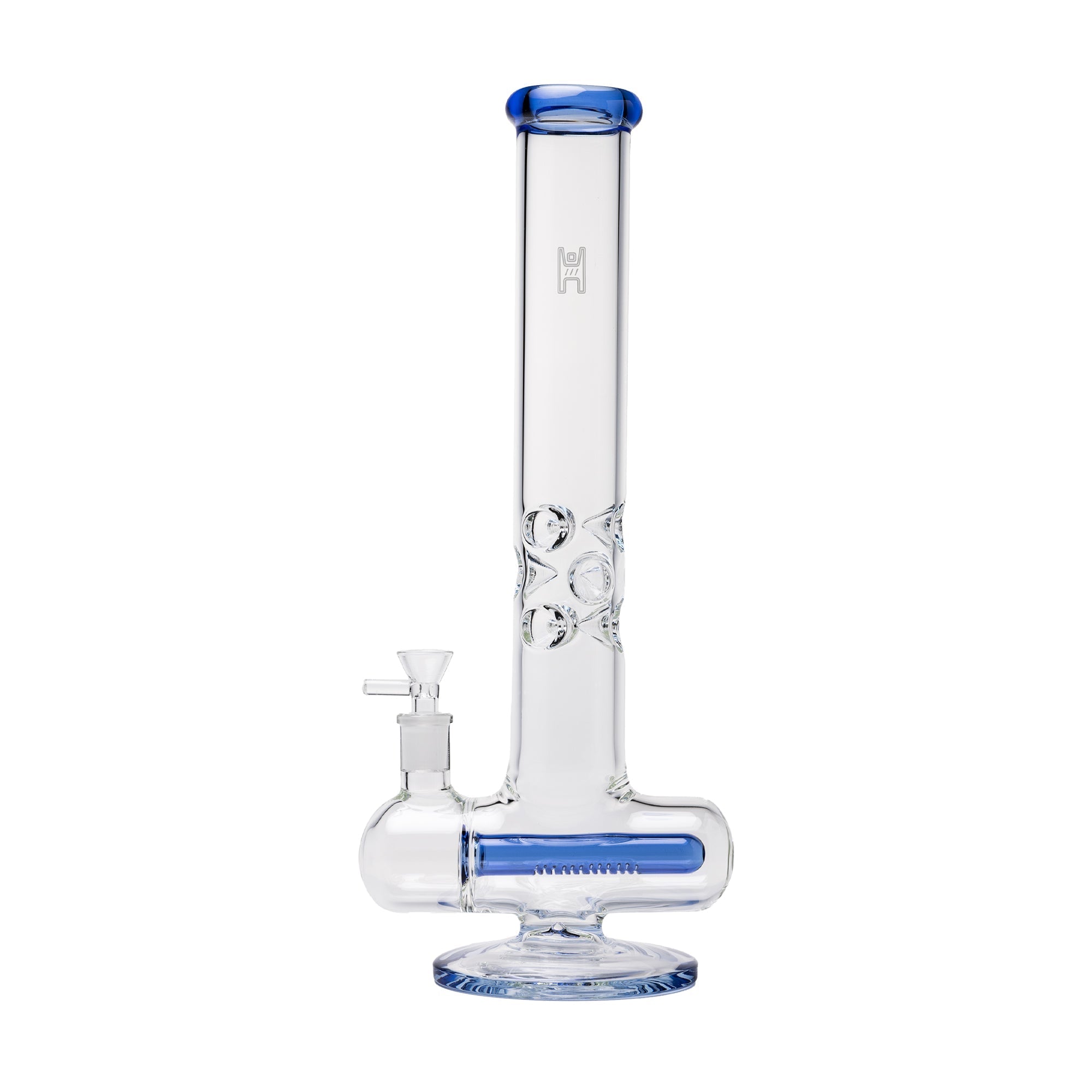 Premium Inline Perc Glass Water Pipe with Ice Catch