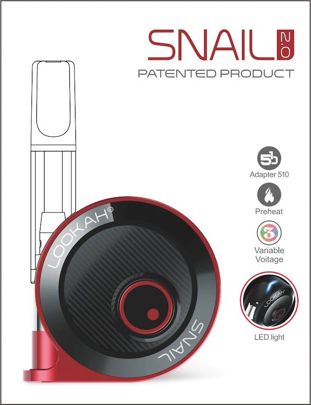 Lookah Snail Compact Cartridge Vaporizer
