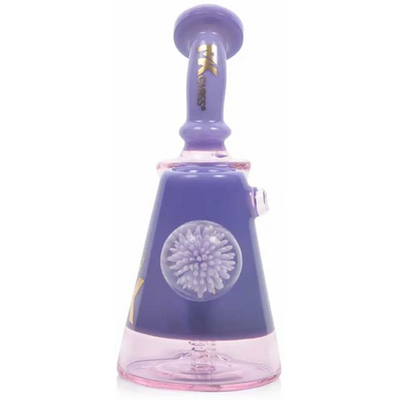 MK Glass Sky Bubbler with Opal Accent