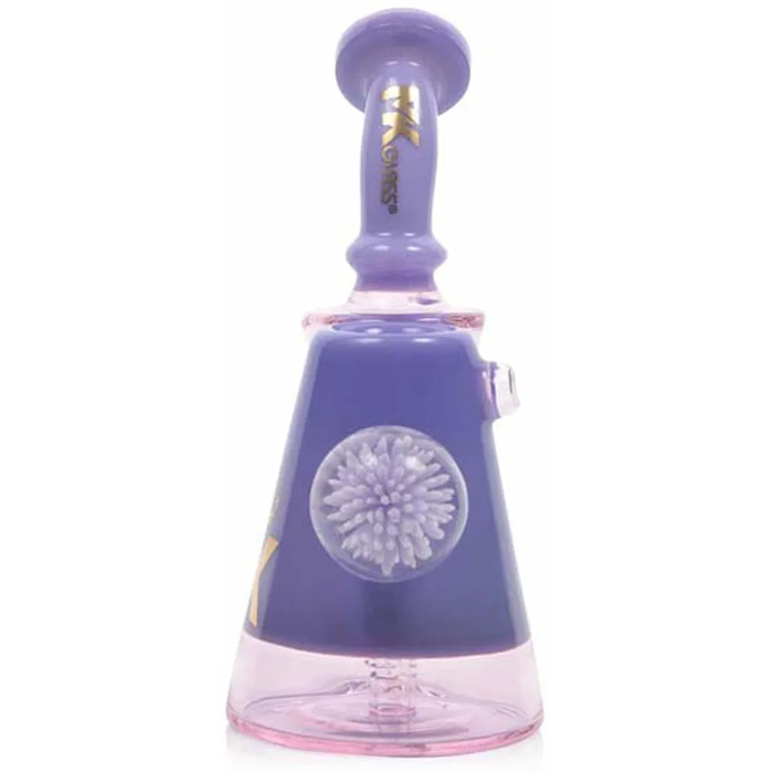 MK Glass Sky Bubbler with Opal Accent