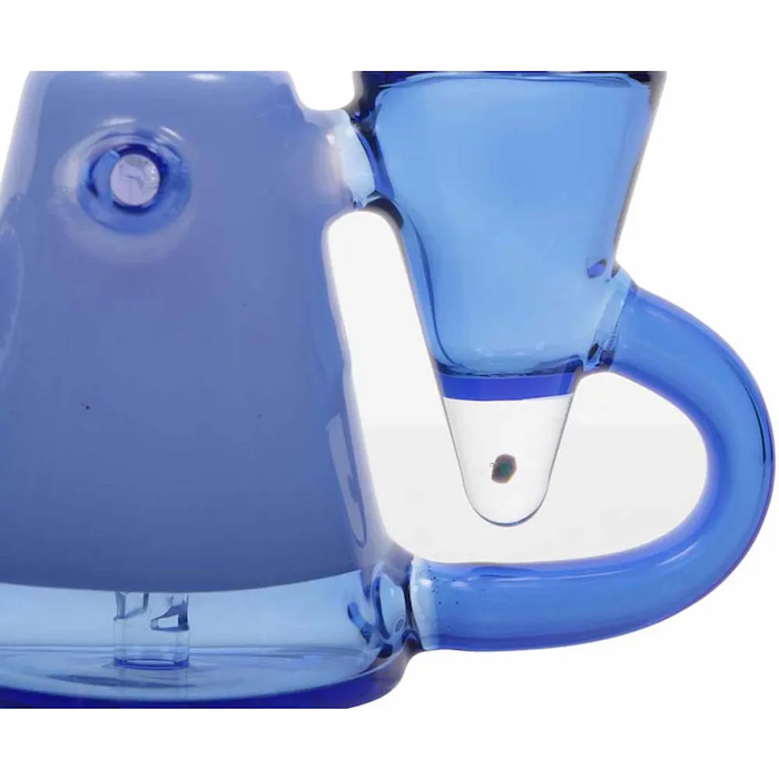 MK Glass Sky Bubbler with Opal Accent