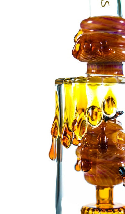 Honeydrip Bee Honeycomb Glass Rig