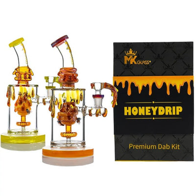 Honeydrip Bee Honeycomb Glass Rig