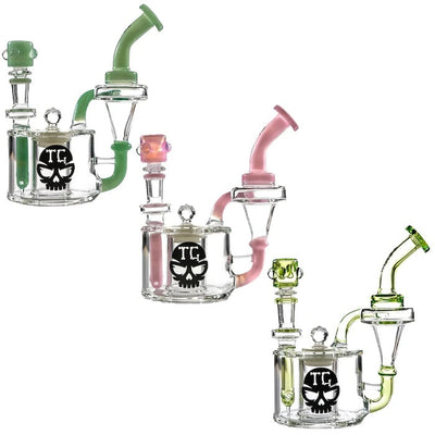 Stash Recycler Water Pipe with Matching Bowl
