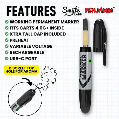 Penjamin Permanent Marker Stealth Cartridge Battery