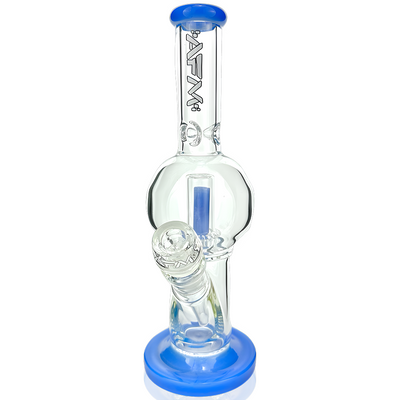 AFM 10″ Bubble Chamber Straight Tube Bong