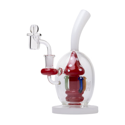 Artisan Mushroom Perc Glass Dab Rig