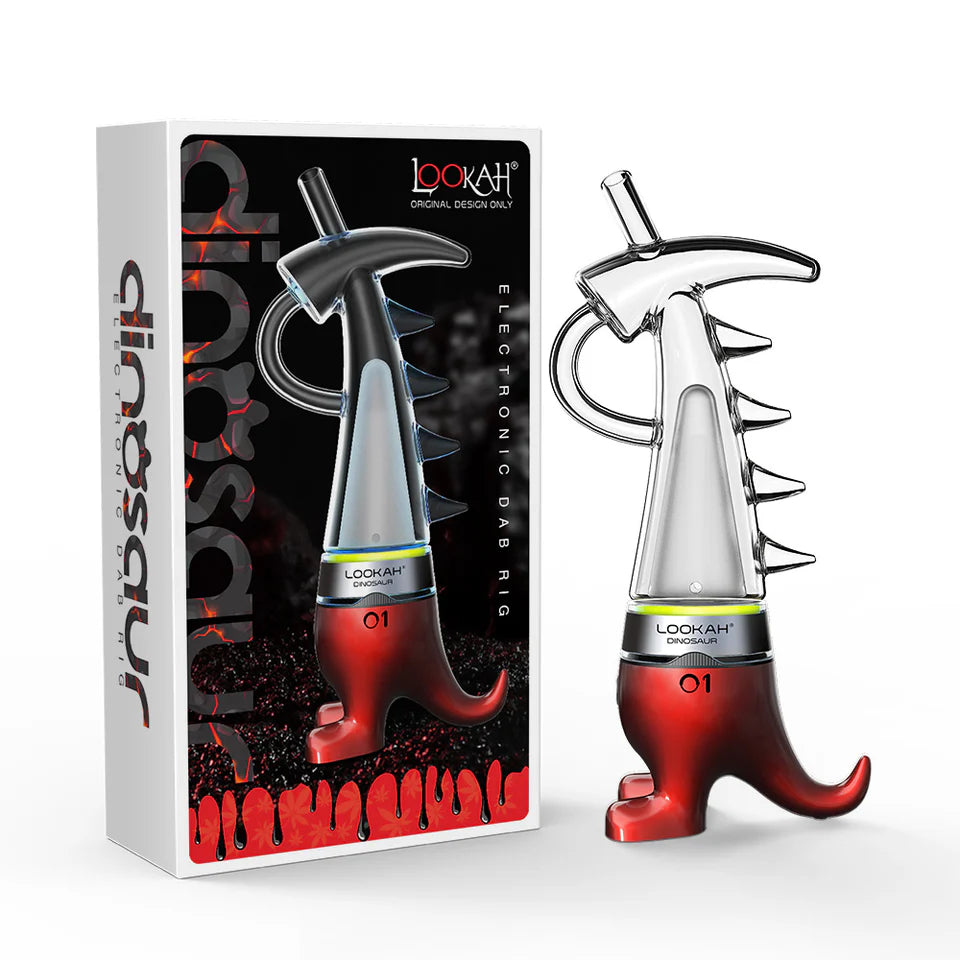 Lookah Dinosaur E-Rig with Artistic Glass