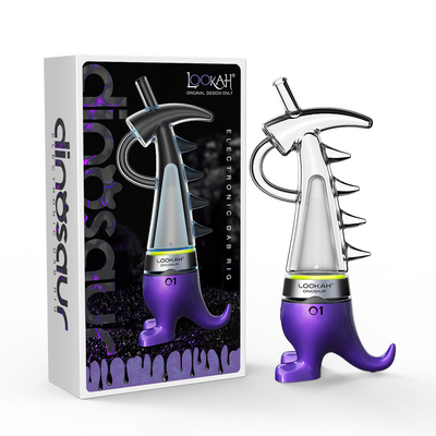 Lookah Dinosaur E-Rig with Artistic Glass