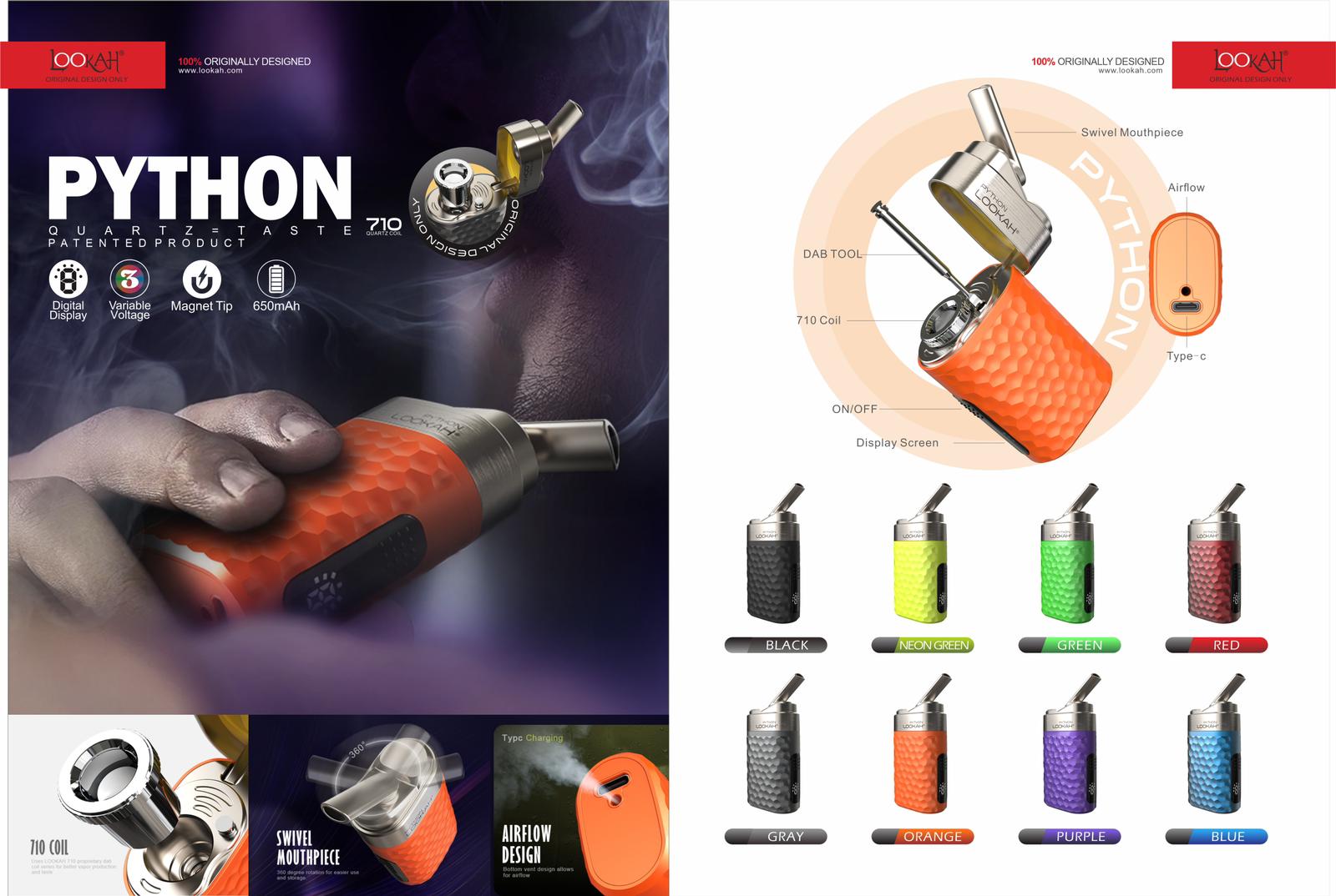 Lookah Python Concentrate Vaporizer Kit