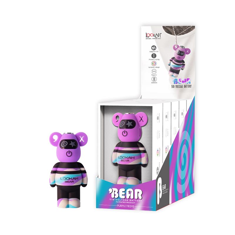 Lookah Bear 510 Battery - Tie Dye Limited Edition