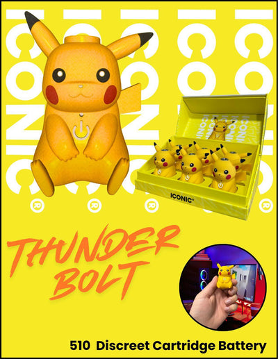 Pika Yellow 510 Battery - 6 Pack Display