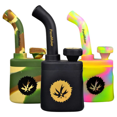 Collapsible Silicone Water Pipe with Hex TEK Diffusion