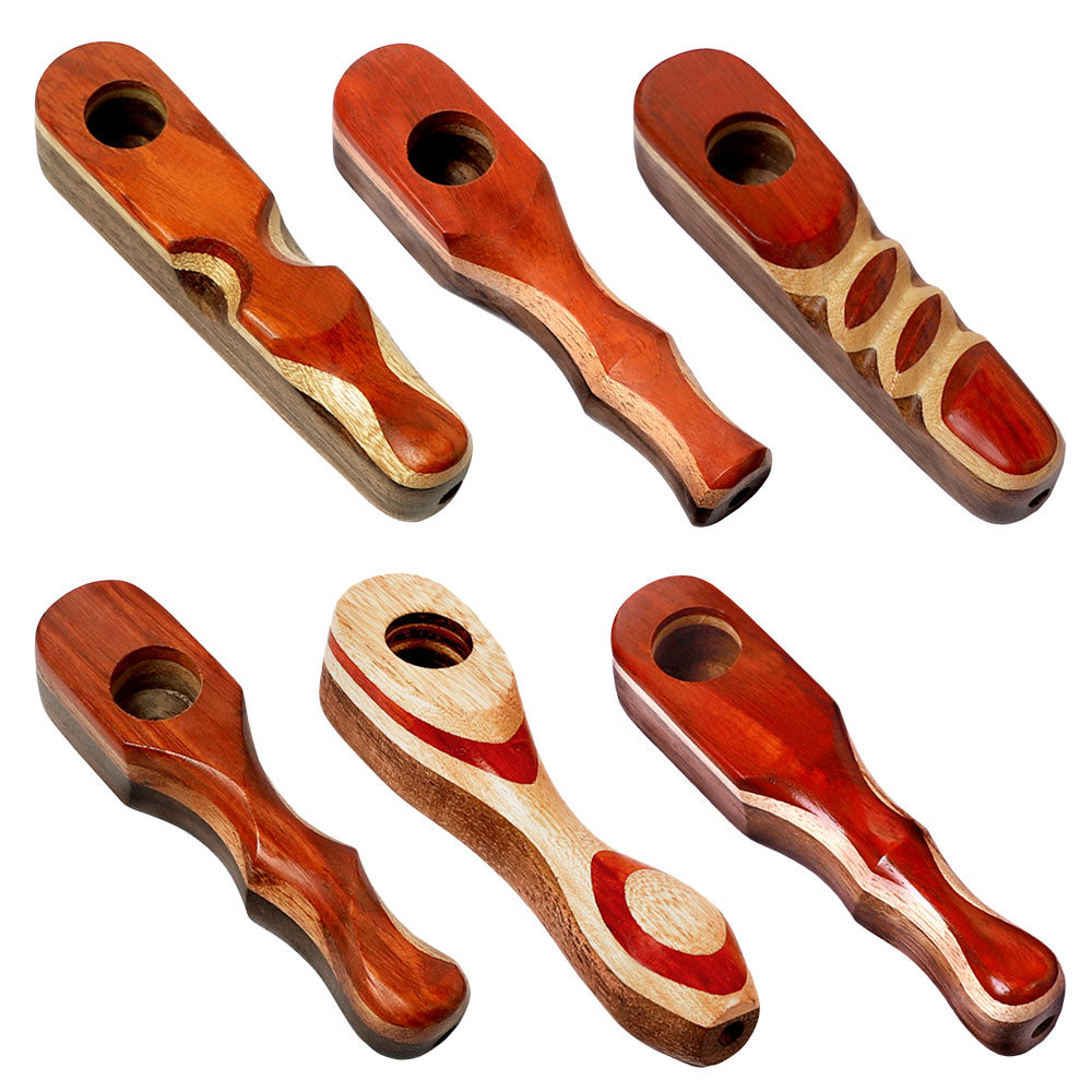 Artisan Padauk Wood Spoon Pipe