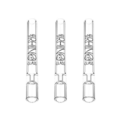 Premium Glass Chillum Pipe with Silicone Cap