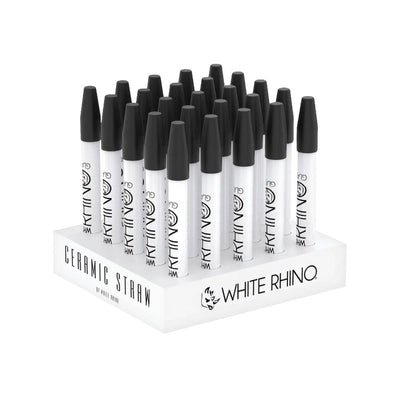 Ceramic Dab Straw Display with Silicone Cap