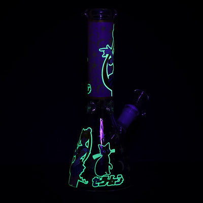 Kawaii Anime Beaker Water Pipe - 10 Inch