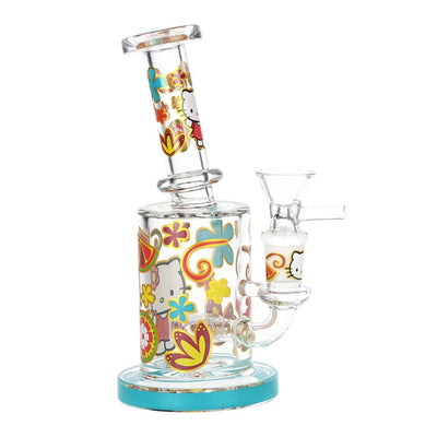 Charming Kitty Glass Water Pipe