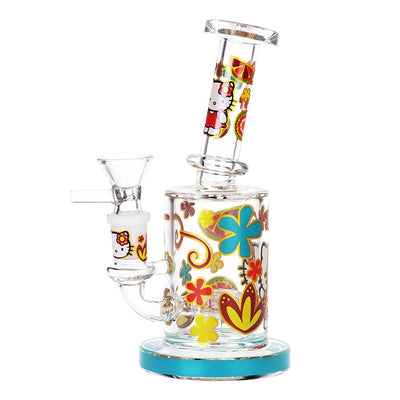Charming Kitty Glass Water Pipe