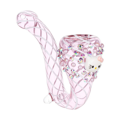Whimsical Kitty Sherlock Glass Pipe
