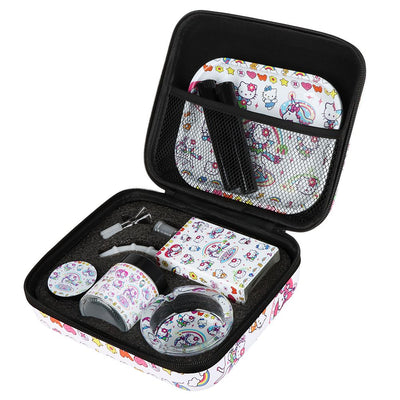 Unicorn Kitty Juicebox Glass Water Pipe Travel Kit