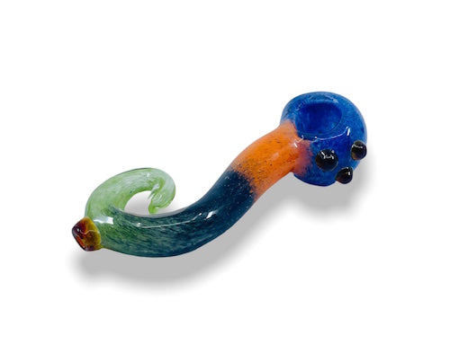 Artisanal Tentacle Glass Pipe - 4-inch