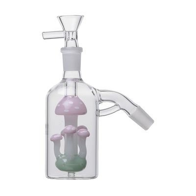 Shroom Glass Perc Ash Catcher with Bowl