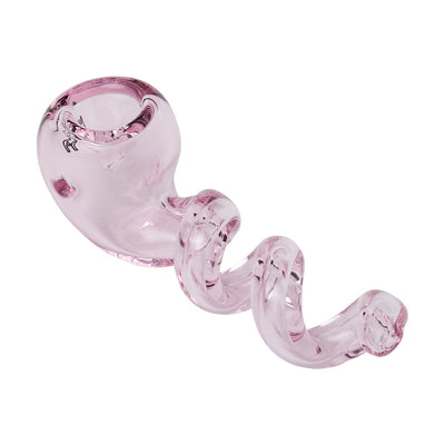 Elegant Spiral Borosilicate Hand Pipe