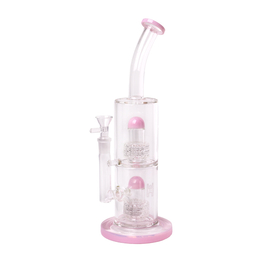 Morpheus Dual Perc Borosilicate Water Pipe