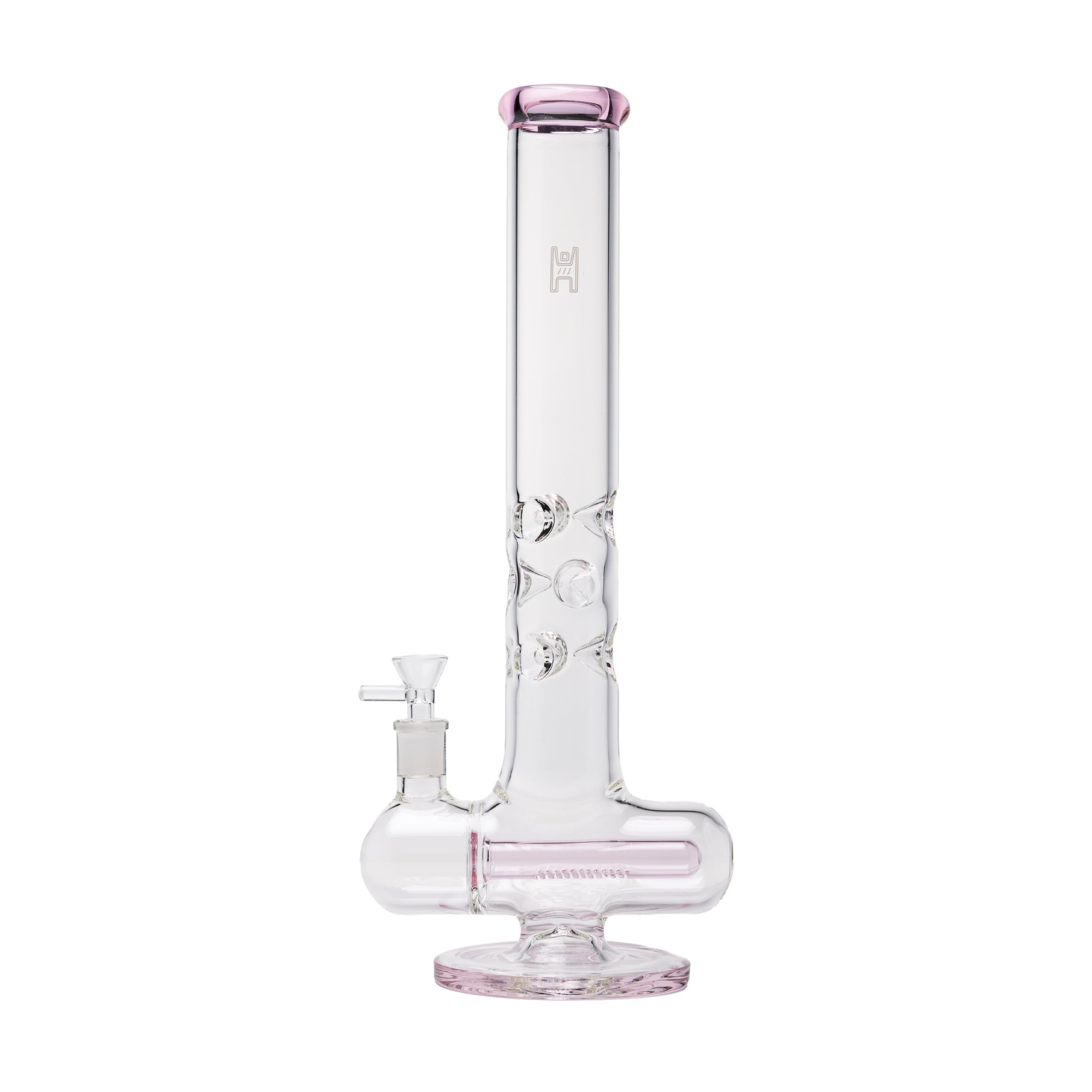 Premium Inline Perc Glass Water Pipe with Ice Catch