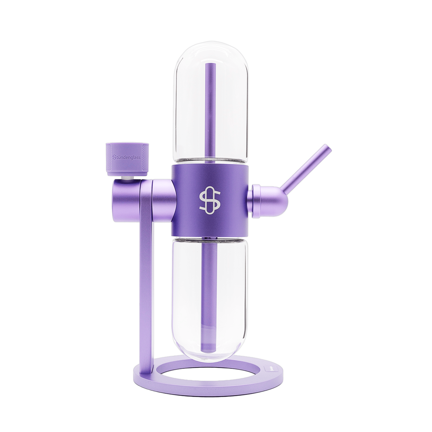 Stündenglass Violet Purple Gravity Hookah & Infuser