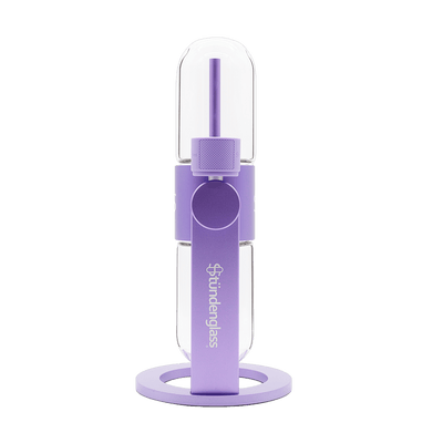 Stündenglass Violet Purple Gravity Hookah & Infuser