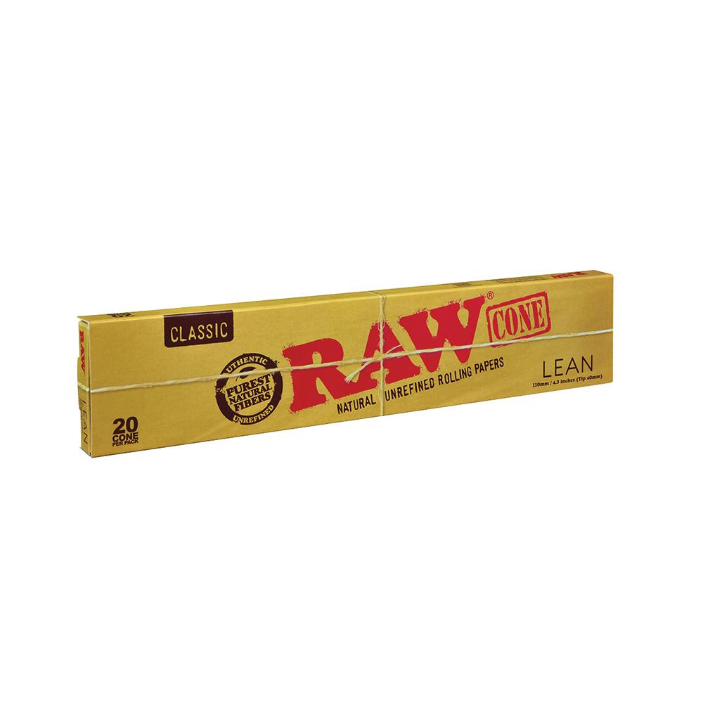 RAW Lean Pre-Rolled Cones - 109mm Length