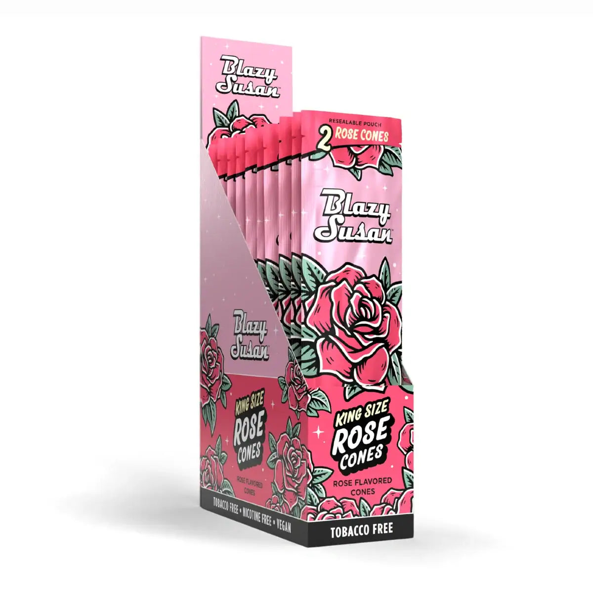 Blazy Susan King Size Rose Cones – 2/Pack – 10-Count Display – image 1
