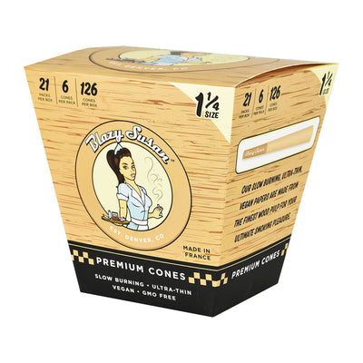 Blazy Susan Unbleached Pre-Rolled Cones | 21pc Display – image 4