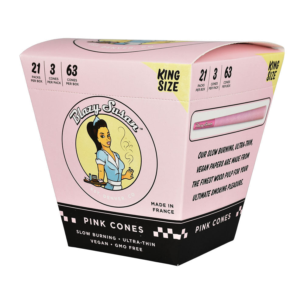 Pink Pre-Rolled Cones Display for Herbal Use