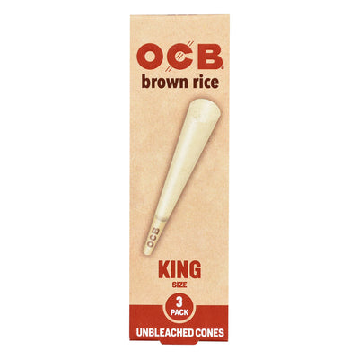 OCB Brown Rice Unbleached Cones | 24pc Display – image 7