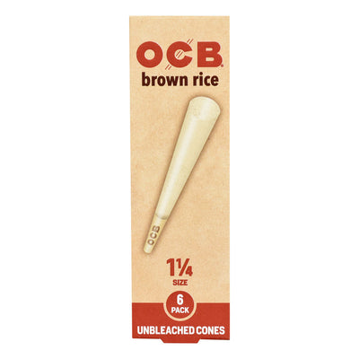 OCB Brown Rice Unbleached Cones | 24pc Display – image 10