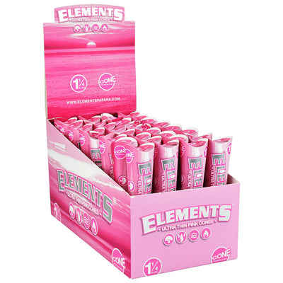 Ultra Thin Pink Pre-Roll Cones - 32 Piece Display