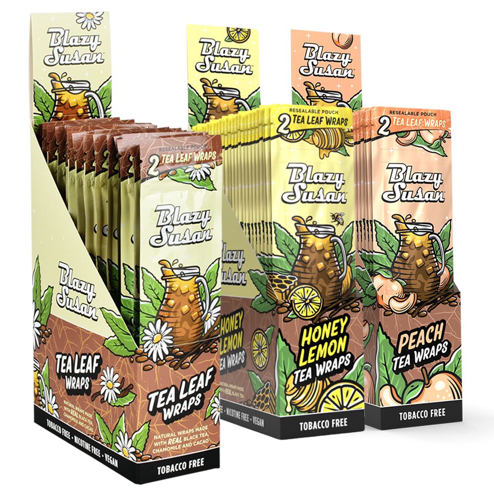 Blazy Susan Herbal Wraps Display - 25 Count