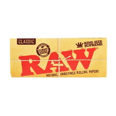 RAW Kingsize Supreme Natural Rolling Papers