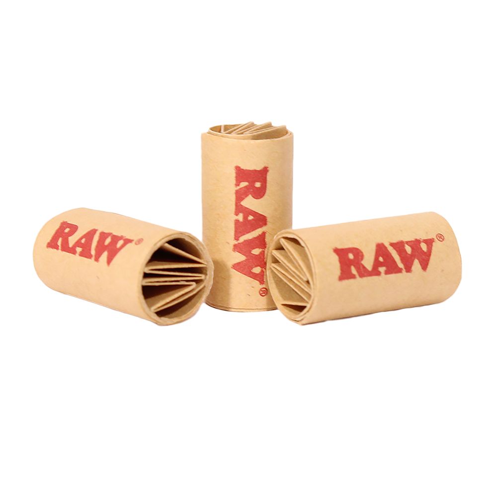 RAW Black Extra Wide Pre-Rolled Filter Tips 50pc