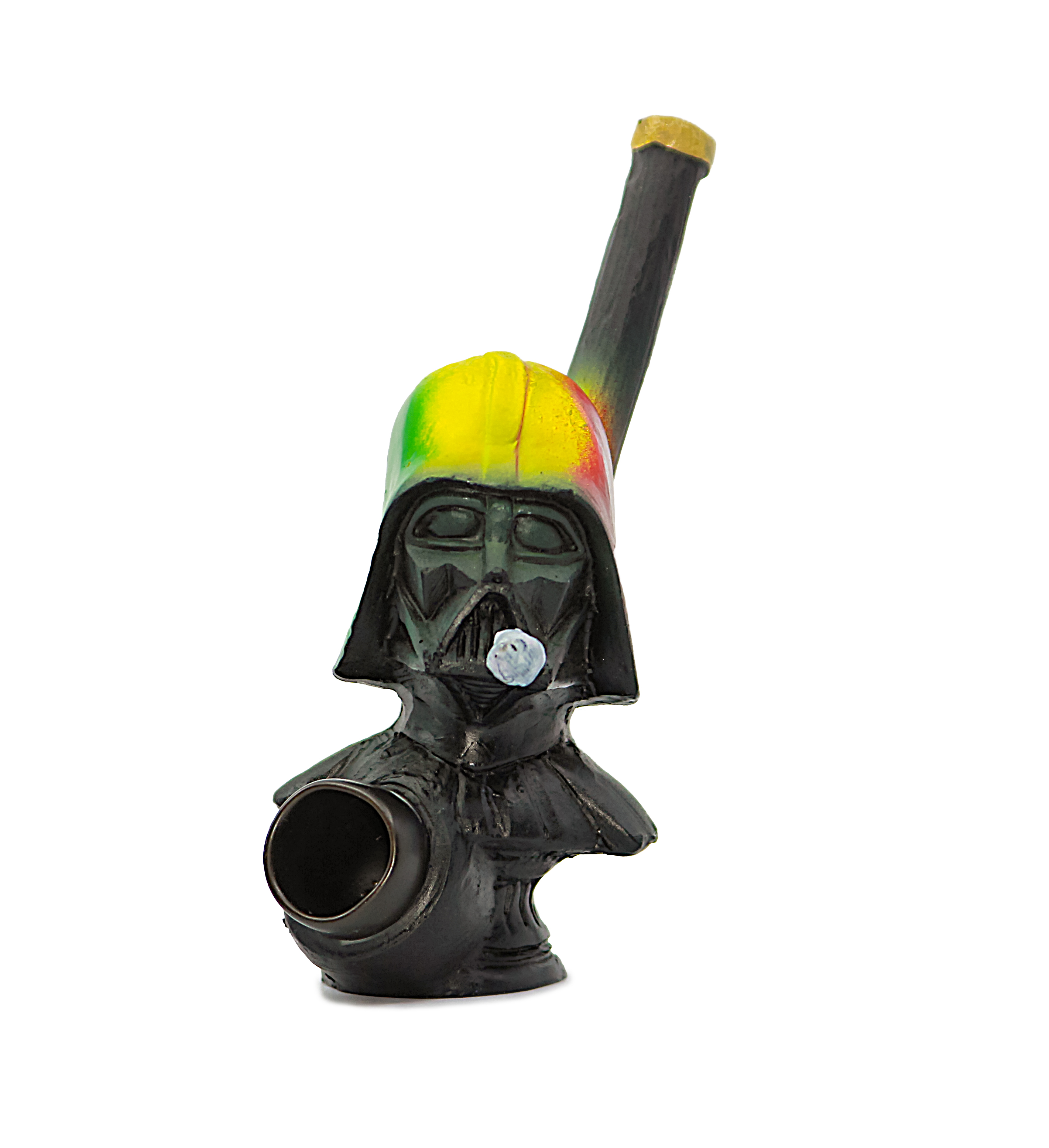 Rasta Space Villain Artisan Resin Hand Pipe