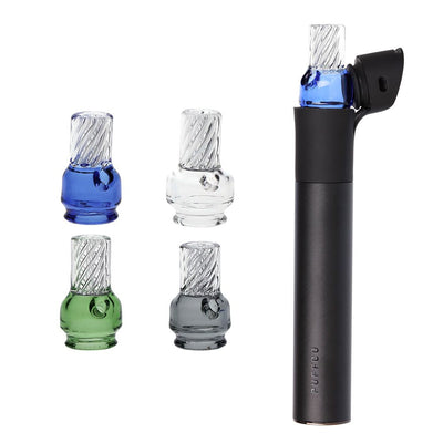 Vortex Glass Mouthpiece Attachment for Puffco Pivot