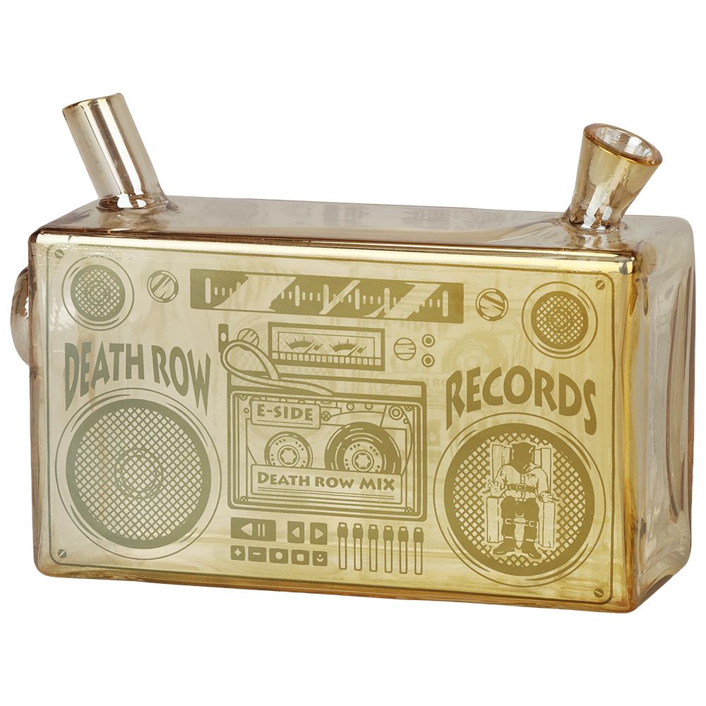Death Row Records Boombox Glass Bubbler Pipe