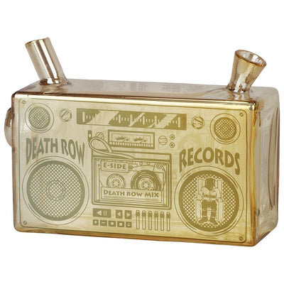 Death Row Records Boombox Glass Bubbler Pipe