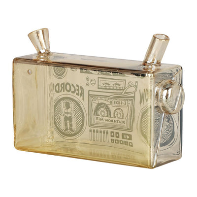Death Row Records Boombox Glass Bubbler Pipe