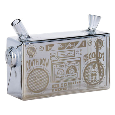 Death Row Records Boombox Glass Bubbler Pipe