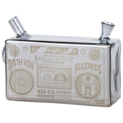 Death Row Records Boombox Glass Bubbler Pipe